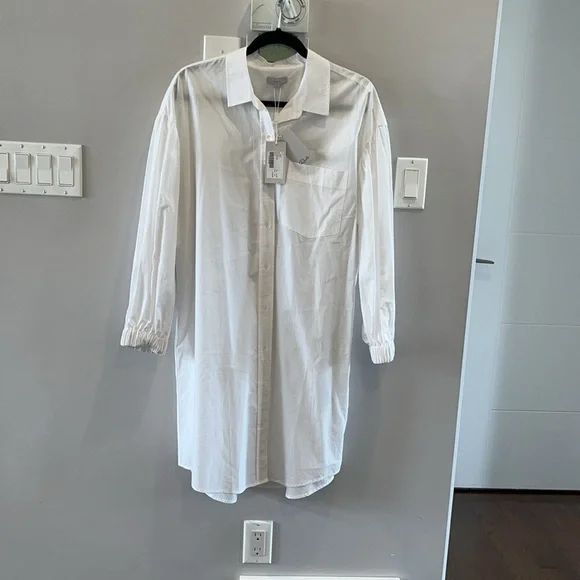 Rails Parson Poplin Shirt Dress White NWT - Picture 4 of 8